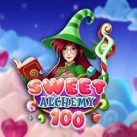 Sweet Alchemy 100 slot logo by Play’n GO at Loyal Casino